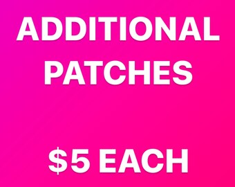 Add On Patches ONLY