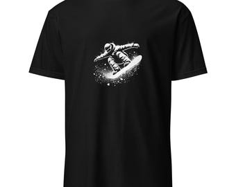 Snowboard Powder Day Tee: Unisex Short-Sleeve T-Shirt