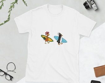 Joe and Cody T Shirt, Surfing T Shirt, Big Z T Shirt, Beach T Shirt, Summer Ocean T Shirt, Short-Sleeve Unisex T-Shirt