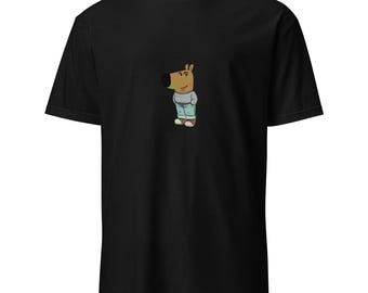 Chill Guy Short-Sleeve Unisex T-Shirt, Trending Funny Shirt, Minimal Chill Guy Gift Shirt, Cute Gift for Friend