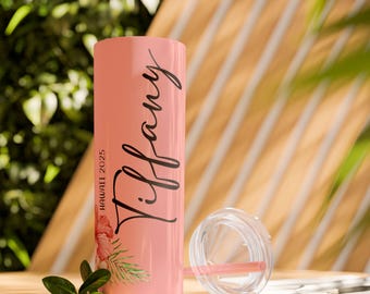 Regalos para damas de honor, propuesta de dama de honor, vaso delgado personalizado, recuerdo de despedida de soltera, taza de viaje personalizada,