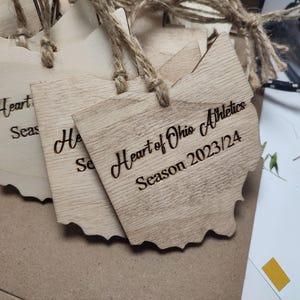 Houten feestbedankjes, bord met trouwbedankjes, Bacholette-feest, Texas Wedding Party, staat Texas, houten feestbedankjes, kaart trouwbedankjes