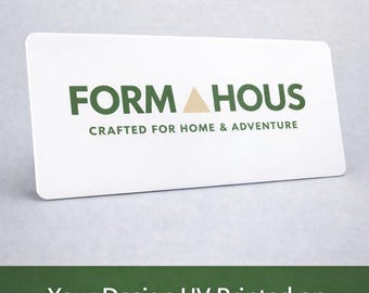 Letrero comercial personalizado impreso con UV / Exhibidor de vendedor con logotipo a todo color