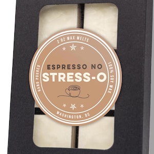 Espresso Wax Melts – Coffee, Vanilla, Caramel Scented Soy Wax