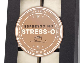 Cera de soja Espresso Melts con aroma a café, vainilla y caramelo