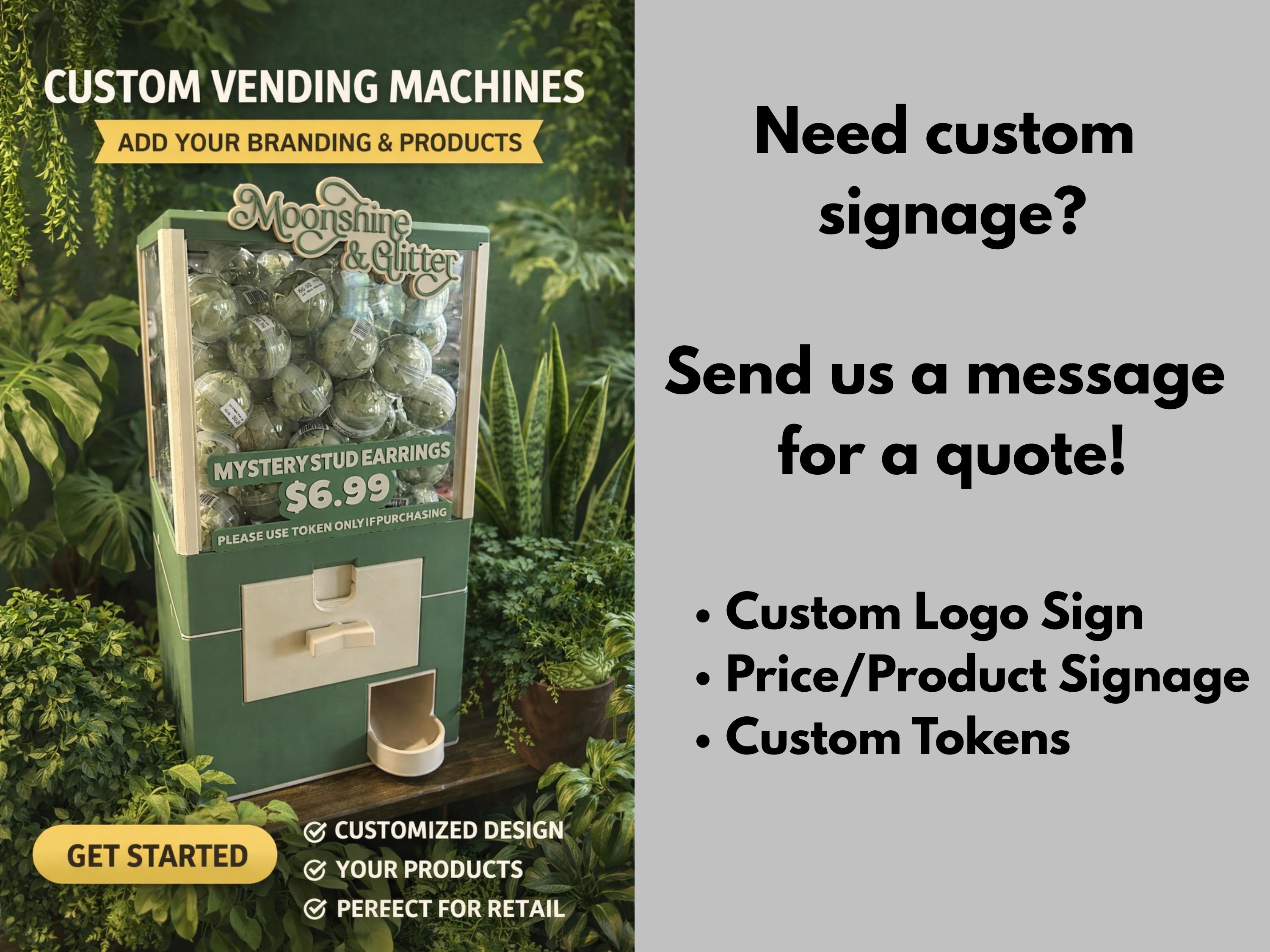 Custom Full Color Logo Vending Machine Tokens for Businesses & Events ...