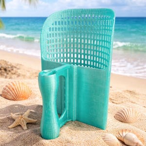 Sand Sifter | Beach Scoop for Shark Tooth Hunting | Beachcombing Tool Fossils, Shells & Sea Glass