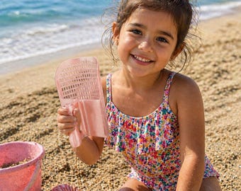 Zandzeef | Strandschep voor het jagen op haaientanden | Strandjuttergereedschap Fossielen, schelpen en zeeglas
