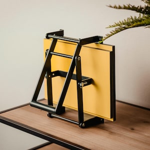 Pressa manuale in rilievo A4, pressa per linoleum, pressa per linoleum, pressa manuale per linoleum, pressa da stampa, stampa su linoleum, taglio di linoleum, pressa per incisione (giallo)