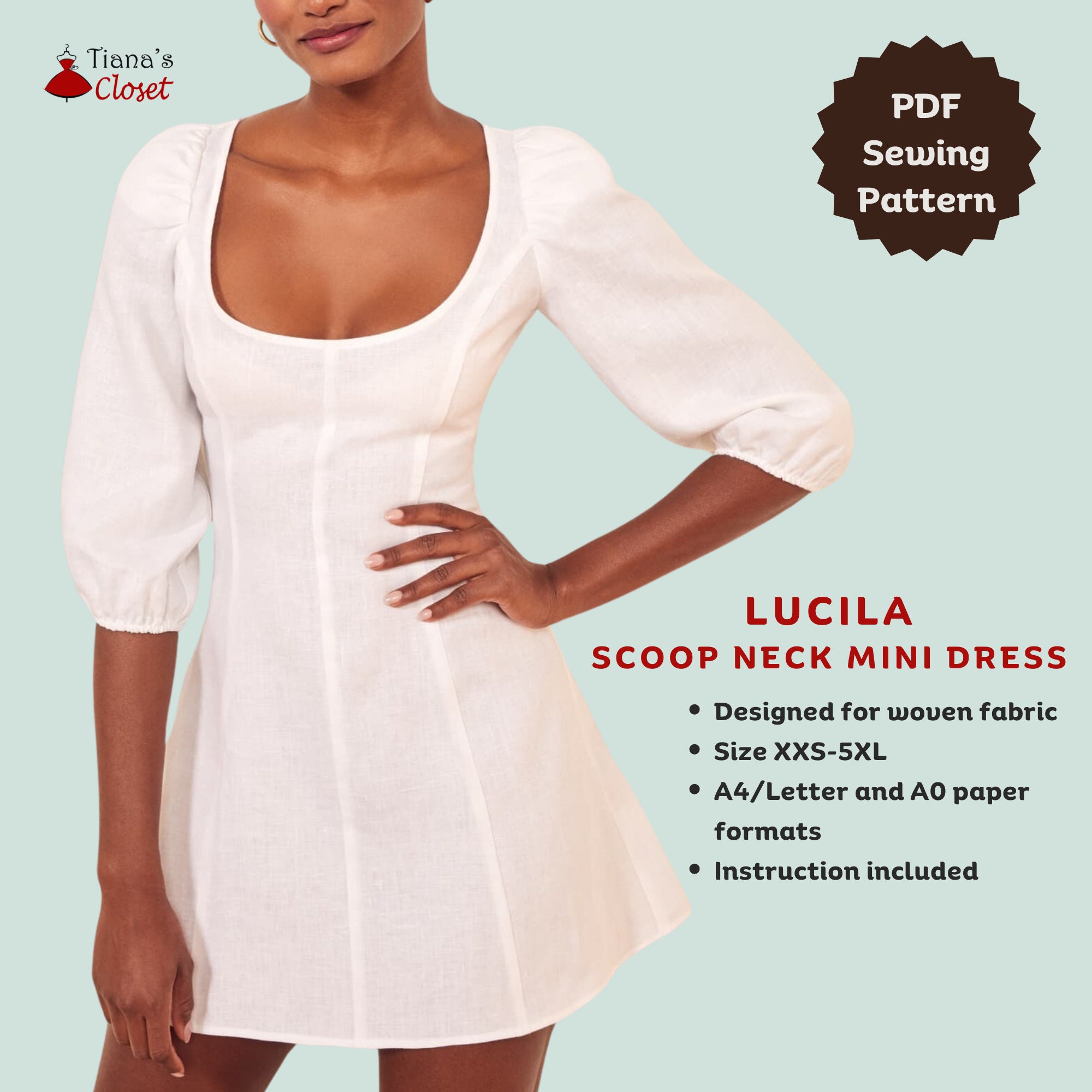 Scoop Neck Dress -  Canada