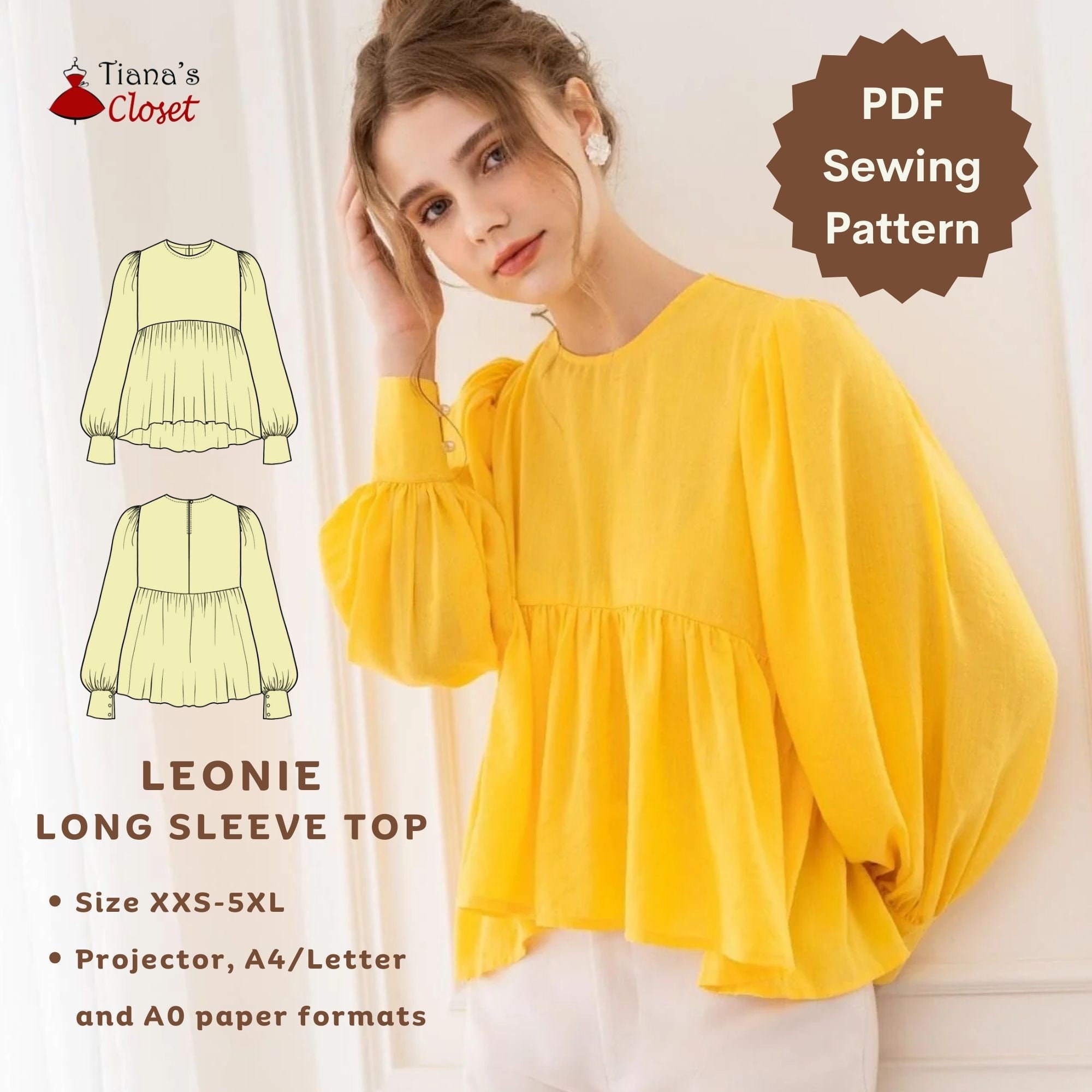 トップス HAND PIN TUCK SMOCK BLOUSE S1F0537_H2049_1.jpg?v=1748842925