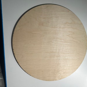 Laser Cut Plywood Circles | Craft Door Hanger Blanks, Wooden Cake Stand Rounds, DIY Wood Blanks & Circles 1/4"