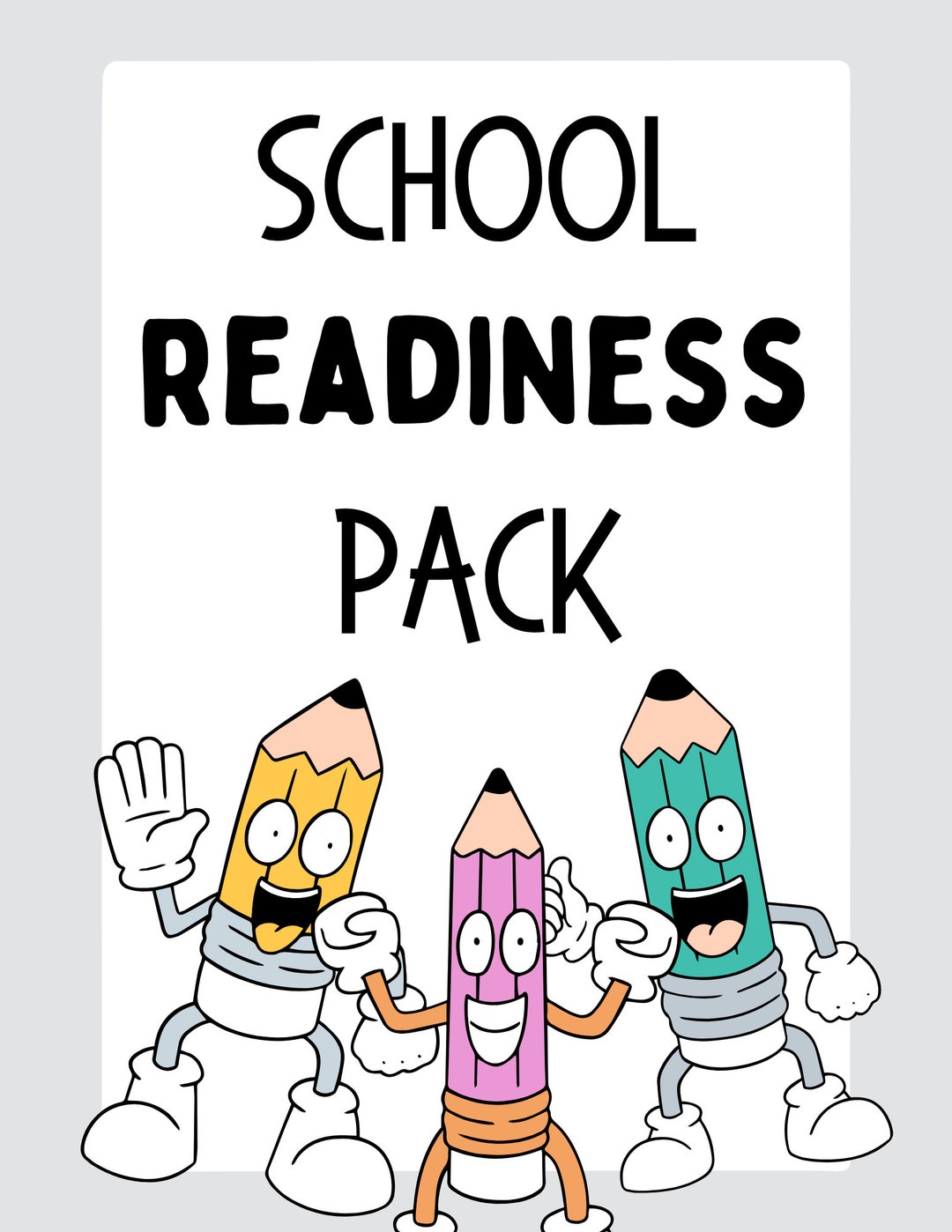 Kindergarten Readiness Workbookhomeschooling Etsy