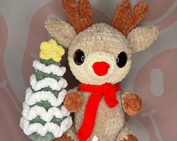 Crochet Reindeer & Christmas Tree - Digital Pattern ONLY