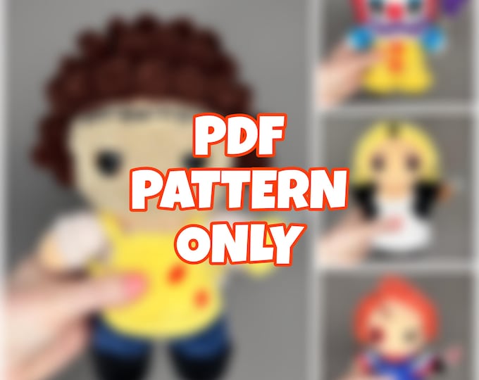 4 in 1 Mini Crochet Halloween/Horror Bundle - Digital Pattern ONLY