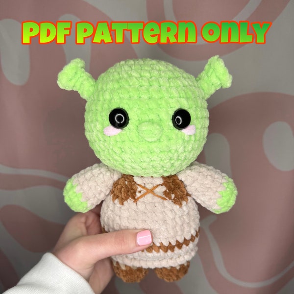 Crochet Baby Ogre-Digital Pattern