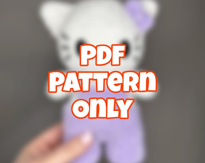 Crochet Cat - Digital Pattern ONLY