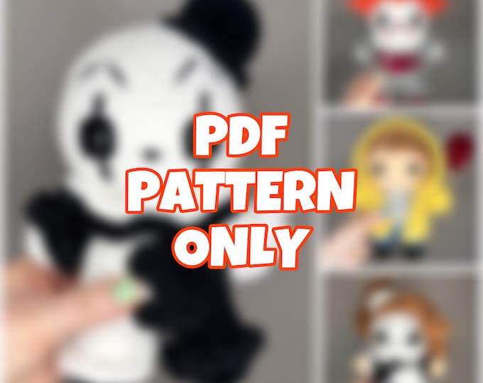 4 in 1 Mini Crochet Halloween/Horror Bundle - Digital Pattern ONLY