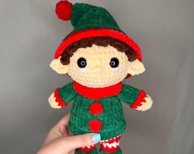Crochet Boy Elf - Digital Pattern ONLY