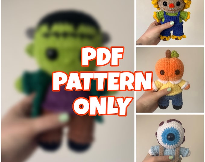 4 in 1 Mini Spooky Crochet Bundle - Digital Pattern ONLY