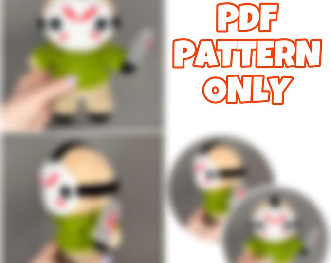 Mini Crochet Hockey Man - Digital Pattern ONLY