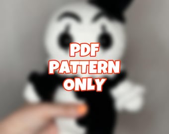 Crochet Slasher Clown-Digital Pattern (NOT a physical item) Written in English (US) terminology. *Read description before purchasing*