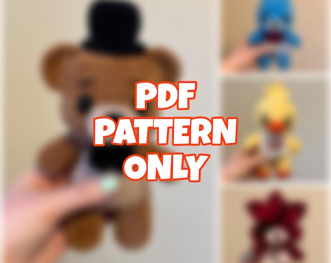 4 in 1 Bear, Bunny, Chicken, & Fox Crochet Pattern Bundle PDF | Digital Pattern ONLY