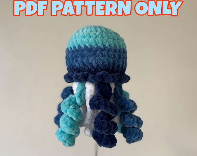 Realistic No-Sew Jellyfish | Digital Pattern ONLY