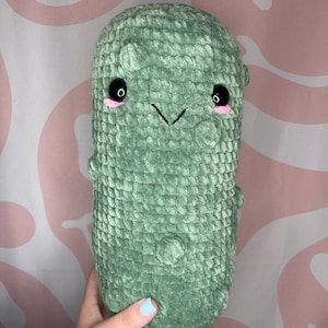 Crochet Pickle Plushie, Large Pickle Plushie, Pickle Family, Pickle Stuffed  Animal, Pickle Plush, Crochet Pickle, Pickle Food, Pickle Gift