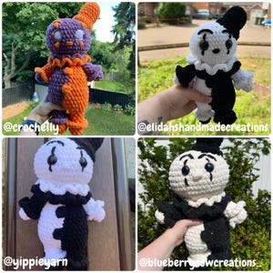 Crochet Clown Horror Bundle PDF | Cute Amigurumi Halloween Slasher Clowns | Crochet Pattern Digital Download ONLY image 8