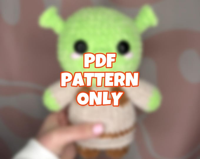 Crochet Baby Ogre - Digital Pattern ONLY