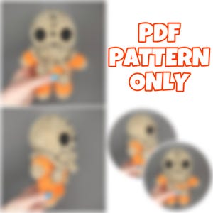 Mini Crochet Halloween Guardian-Digital Pattern (NOT a physical item) Written in English (US) terminology. *Read description!!*
