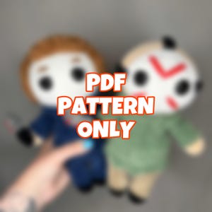 Crochet Slasher Bundle-Digital Pattern (KEIN physischer Artikel) Geschrieben in englischer (US) Terminologie. *Vor dem Kauf Beschreibung lesen*