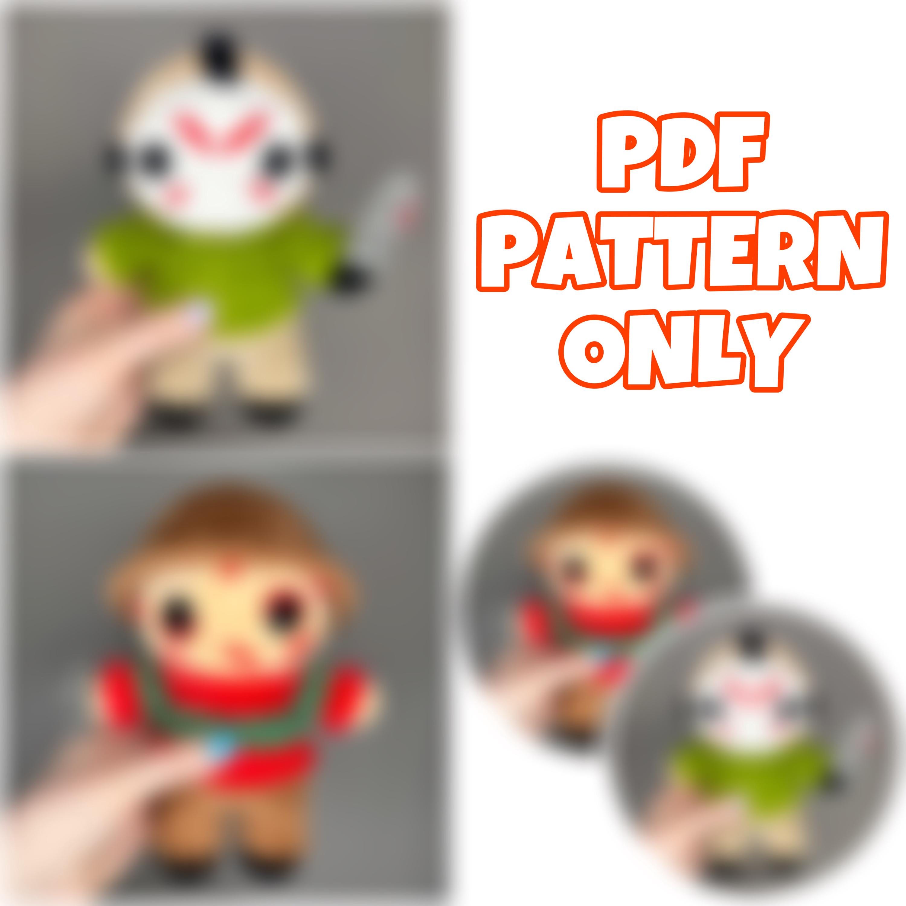 2 in 1 Crochet Mini Horror Friends Bundle-Digital Pattern (NOT a physical item) Written in English (US) terminology. *Read description!!*