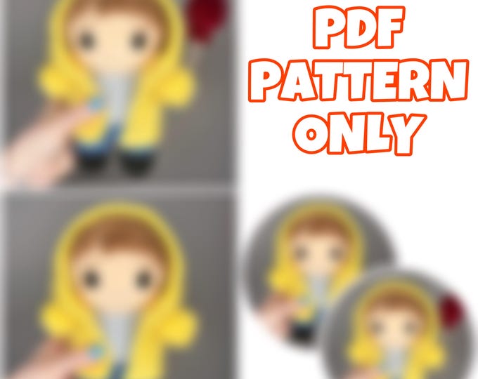 Mini Crochet Balloon Boy - Digital Pattern ONLY