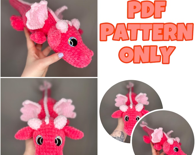 Crochet Dragon - Digital Pattern ONLY