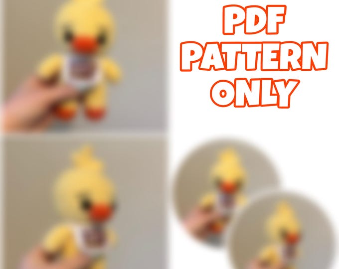 Chicken In A Bib Crochet Pattern PDF | Digital Pattern ONLY