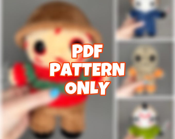 4 in 1 Mini Crochet Halloween/Horror Bundle - Digital Pattern ONLY