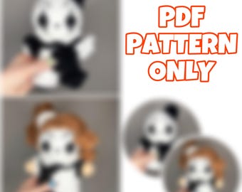 2-in-1 mini-slasher clownbundel haakpatroon pdf | Schattige horror amigurumi knuffels | Halloween-haakpatroon ALLEEN digitale download