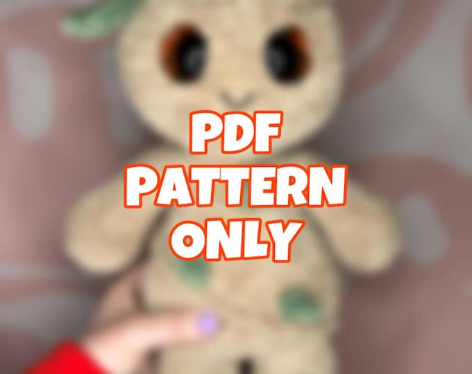 Crochet Low Sew Tree Man - Digital Pattern ONLY