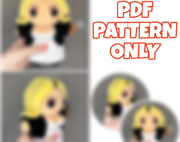 Mini Crochet Evil Bride - Digital Pattern ONLY