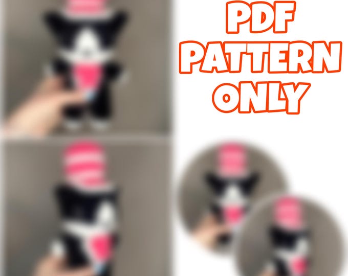 Crochet Tuxedo Cat - Digital Pattern ONLY