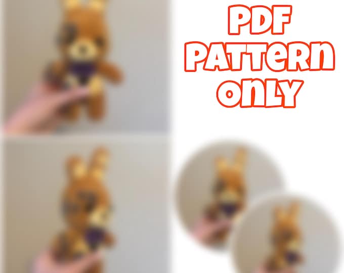 Yellow Bunny Crochet Pattern PDF | Digital Pattern ONLY