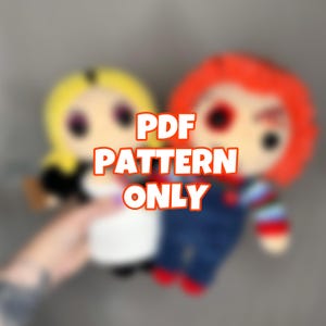 Böses Paar Bundle Häkelanleitung PDF | Niedliche Horror Amigurumi Plüschtiere | Halloween Horror Häkelanleitung Digitaler Download
