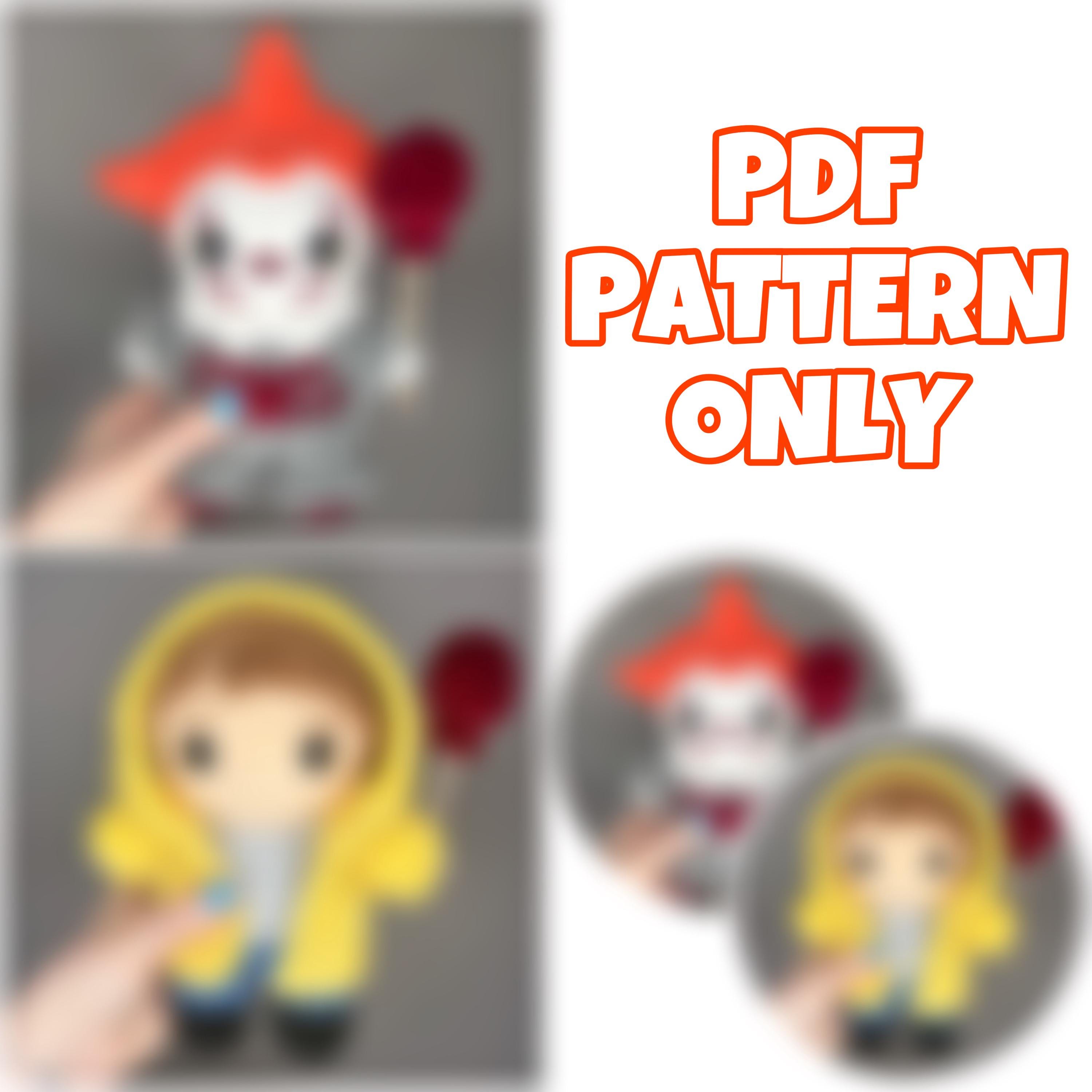 2 in 1 Crochet Mini Creepy Bundle-Digital Pattern (NOT a physical item) Written in English (US) terminology. *Read description!!*