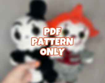 Crochet Clown Bundle-Digital Pattern (NOT a physical item) Written in English (US) terminology. *Read description before purchasing*