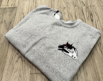 Jersey tipo jersey bordado con inspiración anime