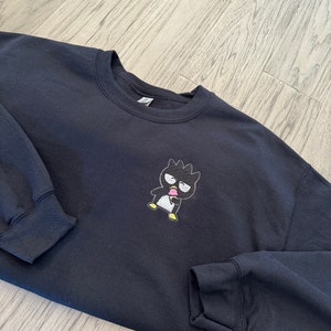 Kawaii embroidered pullover sweater