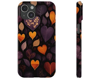 Heart boho themed IPhone case