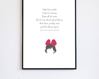 Fly again | Kiki's Delivery Service | Studio Ghibli Quotes